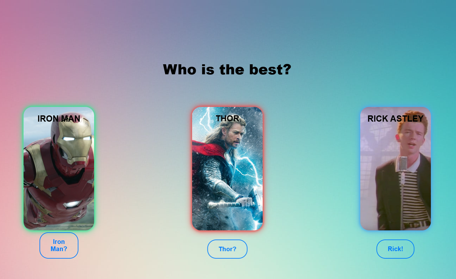 Quiz-Webpage